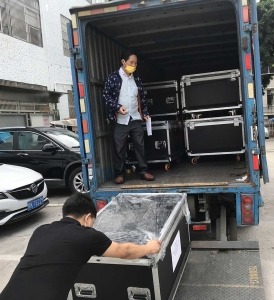 Outdoor P4.8 Rental LED Display Panel shipped to Germany