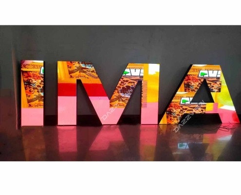 creative letter LED display