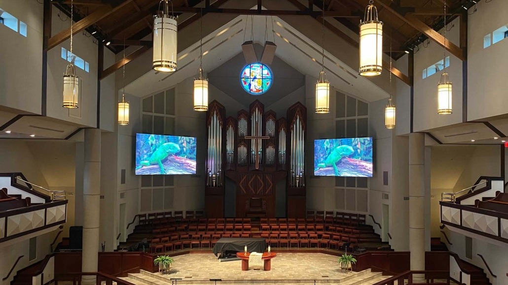 church LED display screen