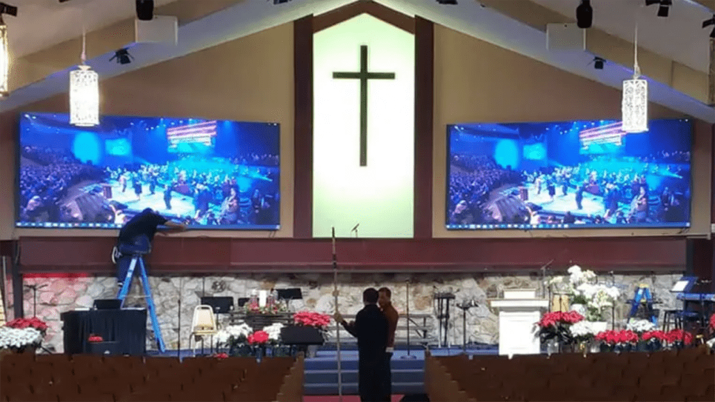 church LED display